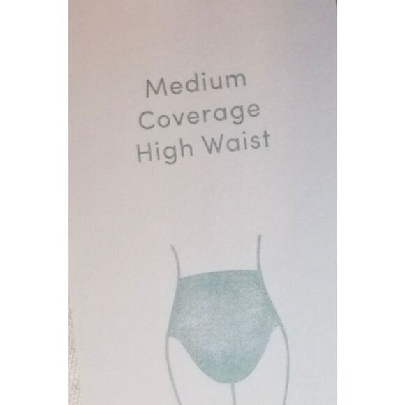 KONA SOL - NWT - L Sz 2X Terry-Textured High Waist, High Leg Bikini Bottoms - Picture 10 of 15